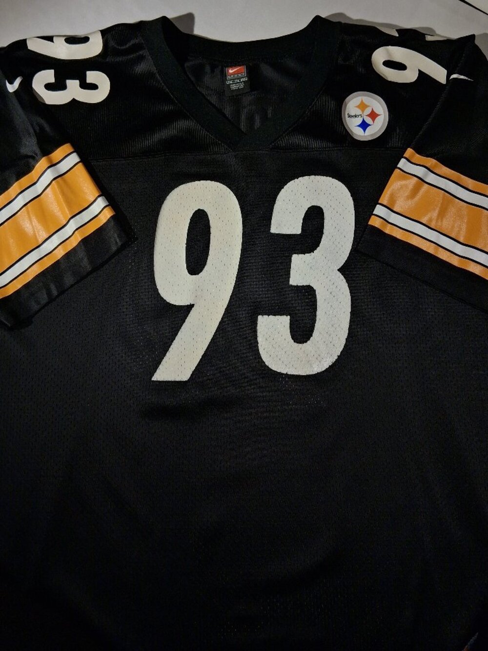 PITTSBURGH STEELERS Jersey NFL Football 2XL Team NIKE Made USA MONDO 93 EC